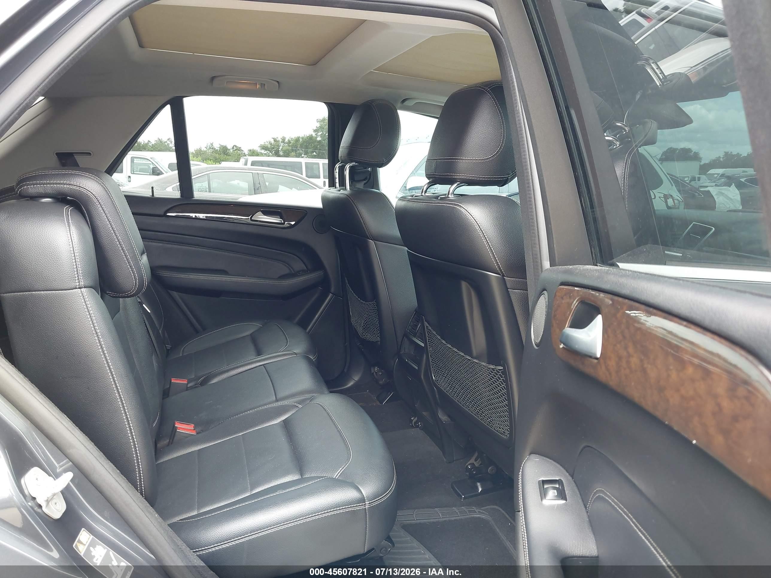 2014 Mercedes-benz Ml 350 4matic Blue vin: 4JGDA5HB4EA332652