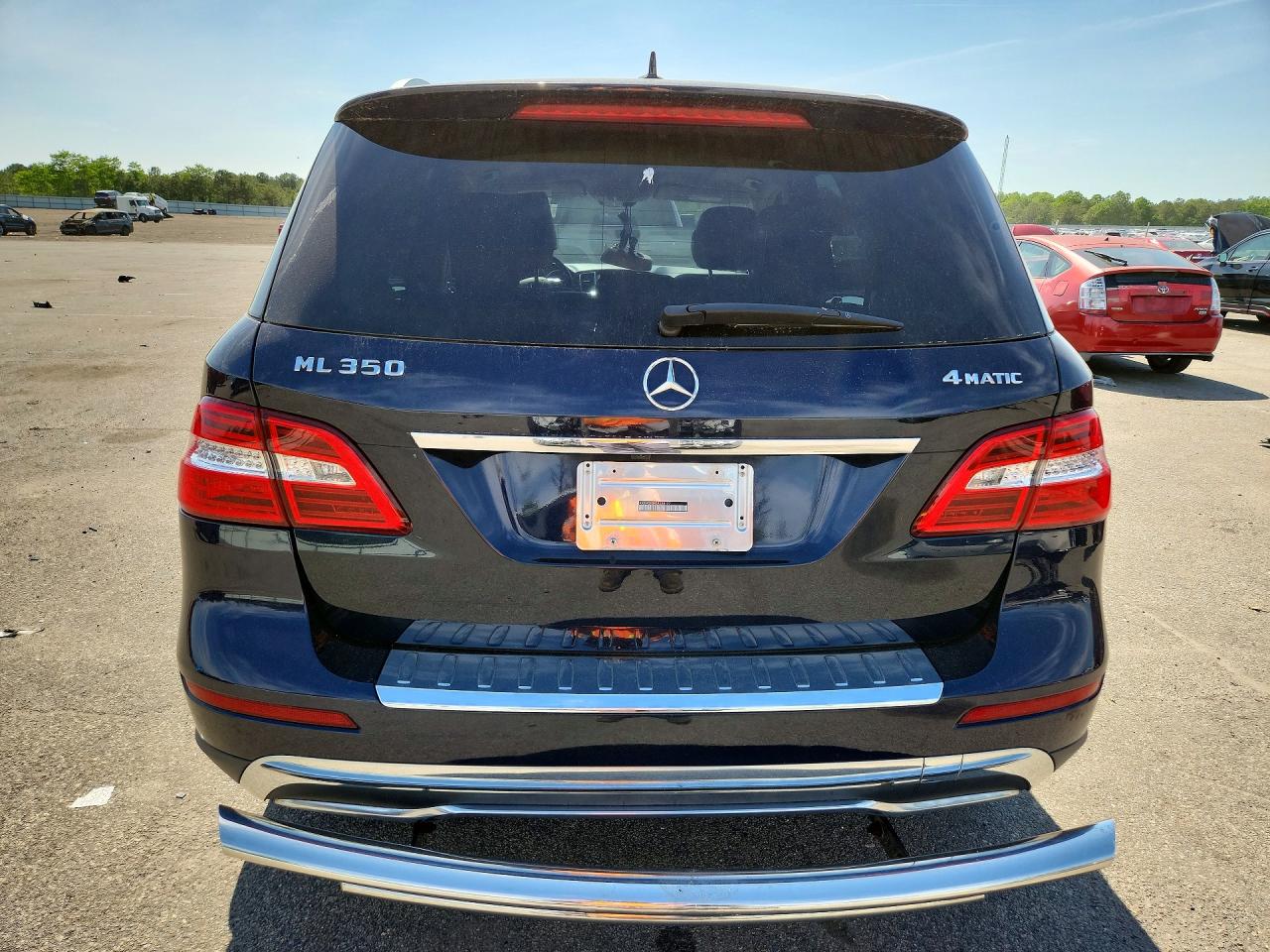 2014 Mercedes-benz Ml 350 4matic Blue vin: 4JGDA5HB4EA338127