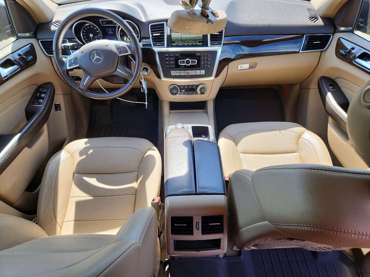 2014 Mercedes-benz Ml 350 4matic Blue vin: 4JGDA5HB4EA338127