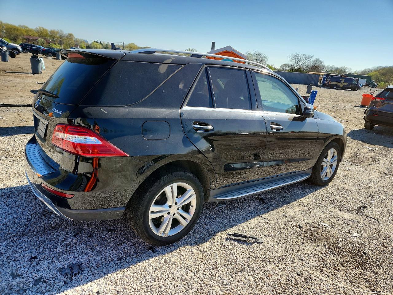 2014 Mercedes-benz Ml 350 4matic Black vin: 4JGDA5HB4EA360130