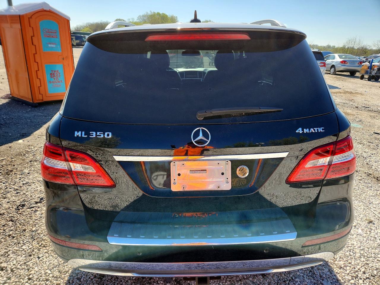 2014 Mercedes-benz Ml 350 4matic Black vin: 4JGDA5HB4EA360130