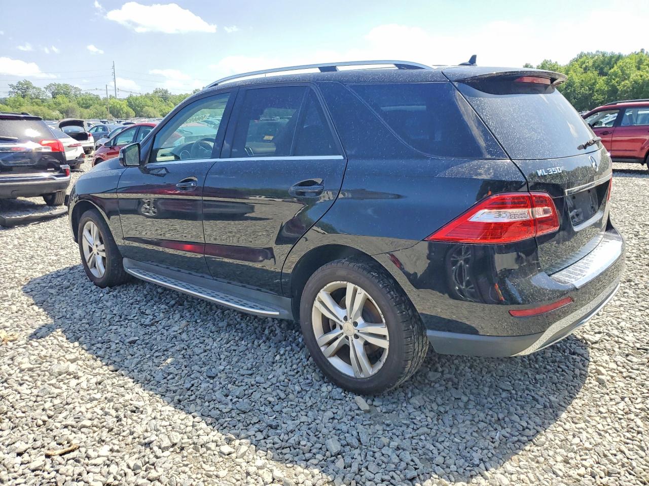 2014 Mercedes-benz Ml 350 4matic Black vin: 4JGDA5HB4EA362184