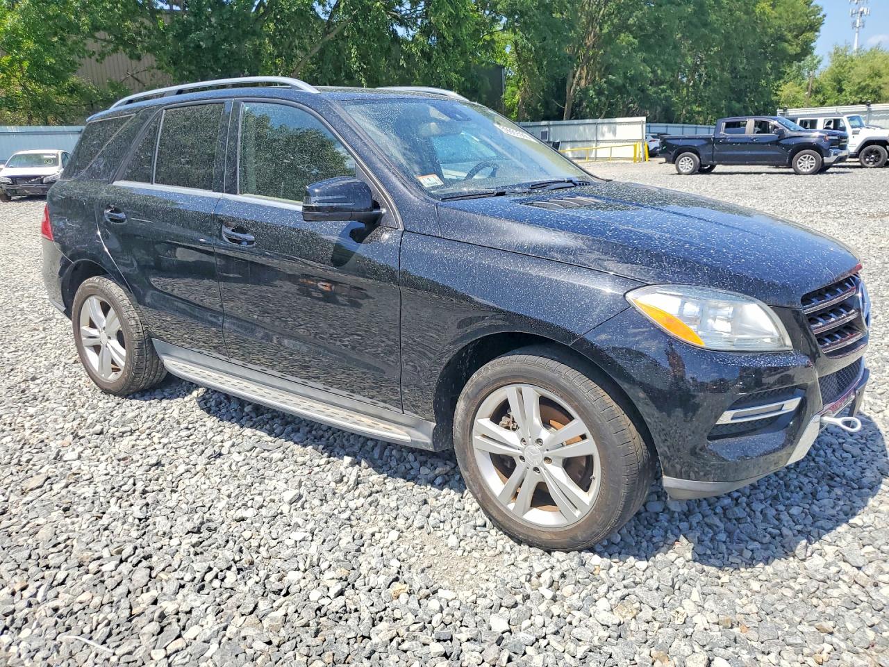 2014 Mercedes-benz Ml 350 4matic Black vin: 4JGDA5HB4EA362184