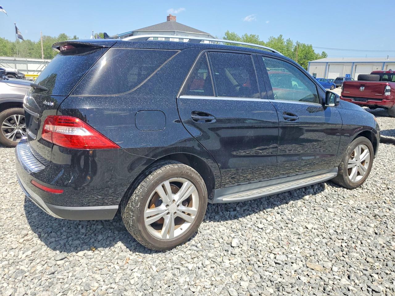 2014 Mercedes-benz Ml 350 4matic Black vin: 4JGDA5HB4EA362184