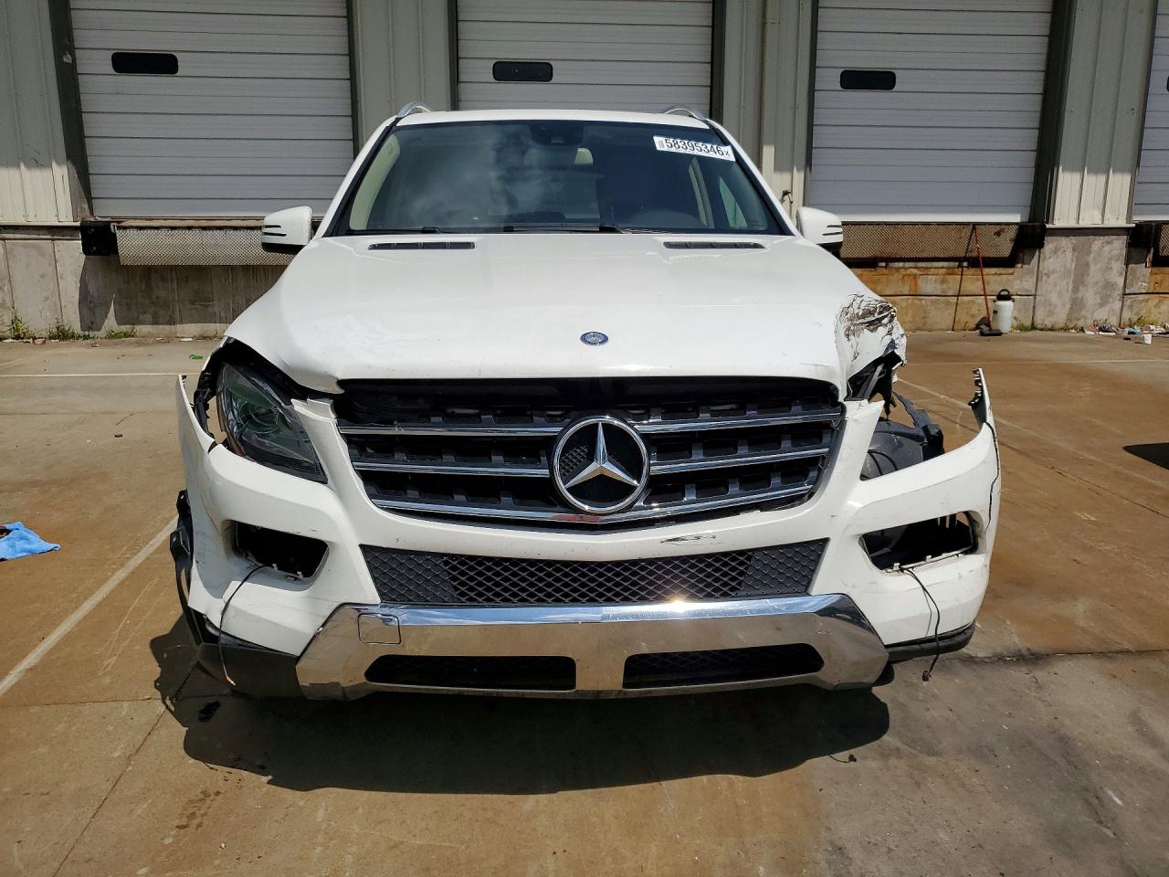 2014 Mercedes-benz Ml 350 4matic White vin: 4JGDA5HB4EA392043