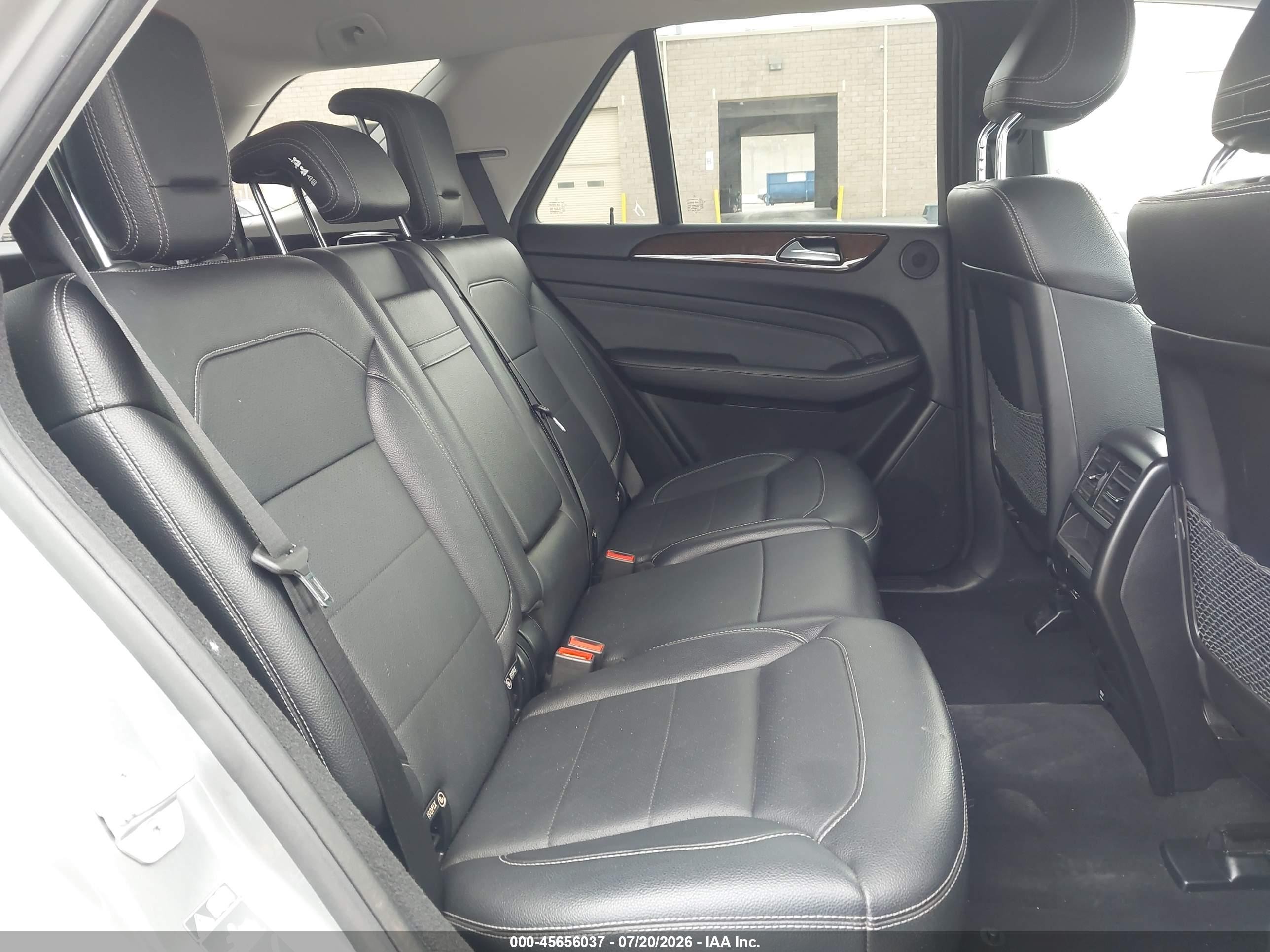 2014 Mercedes-benz Ml 350 4matic Silver vin: 4JGDA5HB4EA415658