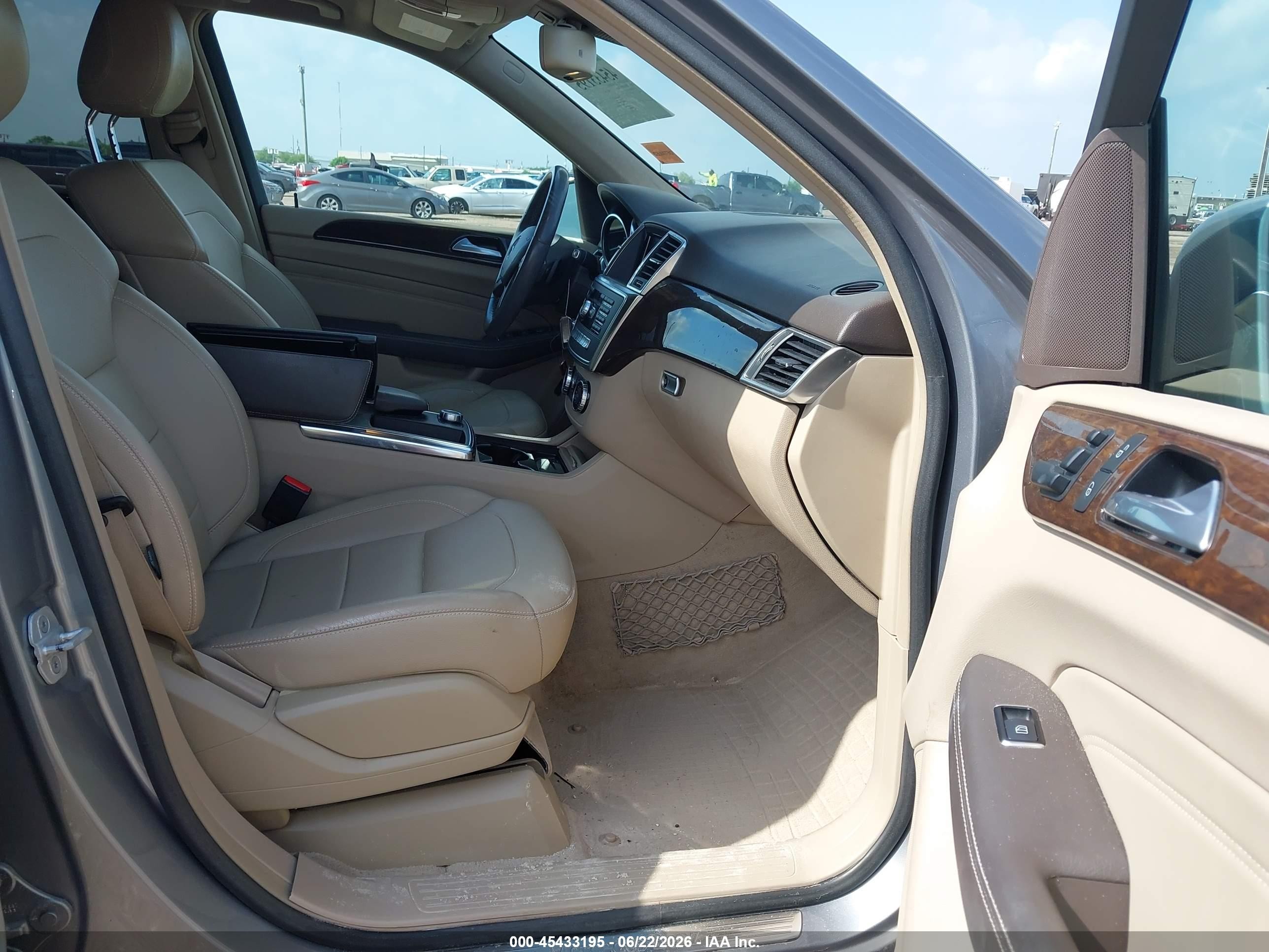 2014 Mercedes-benz Ml 350 4matic Gray vin: 4JGDA5HB4EA429169