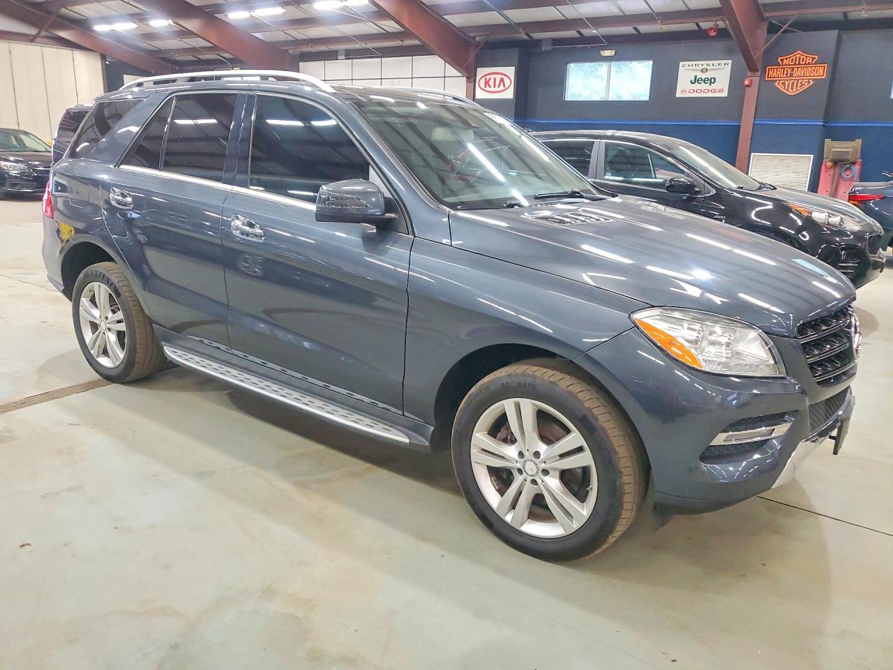 2015 Mercedes-benz Ml 350 4matic Gray vin: 4JGDA5HB4FA489390