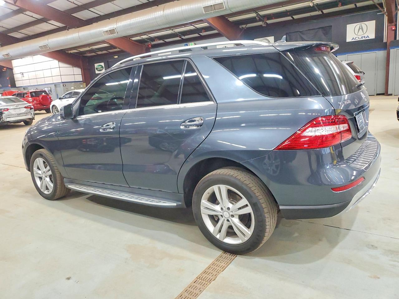 2015 Mercedes-benz Ml 350 4matic Gray vin: 4JGDA5HB4FA489390