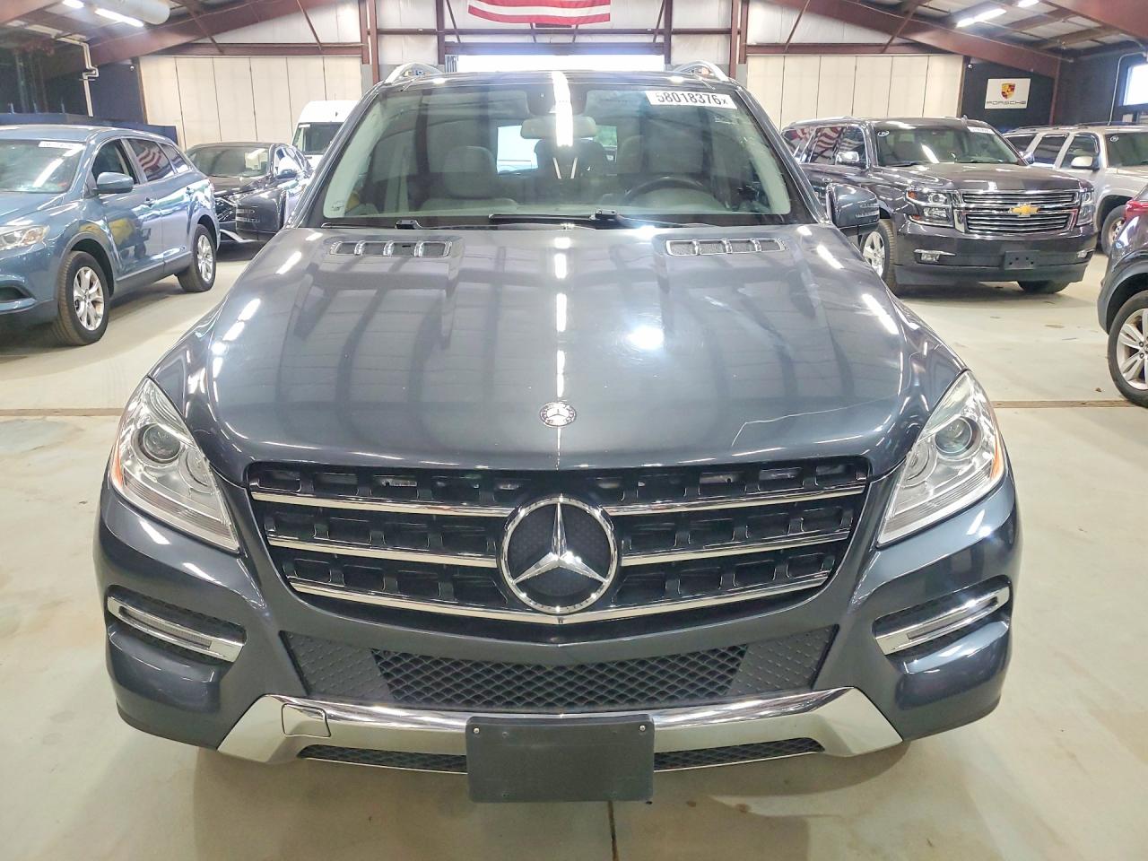 2015 Mercedes-benz Ml 350 4matic Gray vin: 4JGDA5HB4FA489390