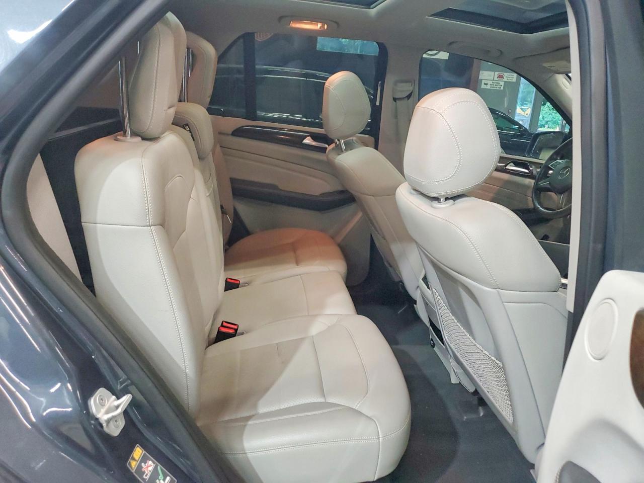 2015 Mercedes-benz Ml 350 4matic Gray vin: 4JGDA5HB4FA489390