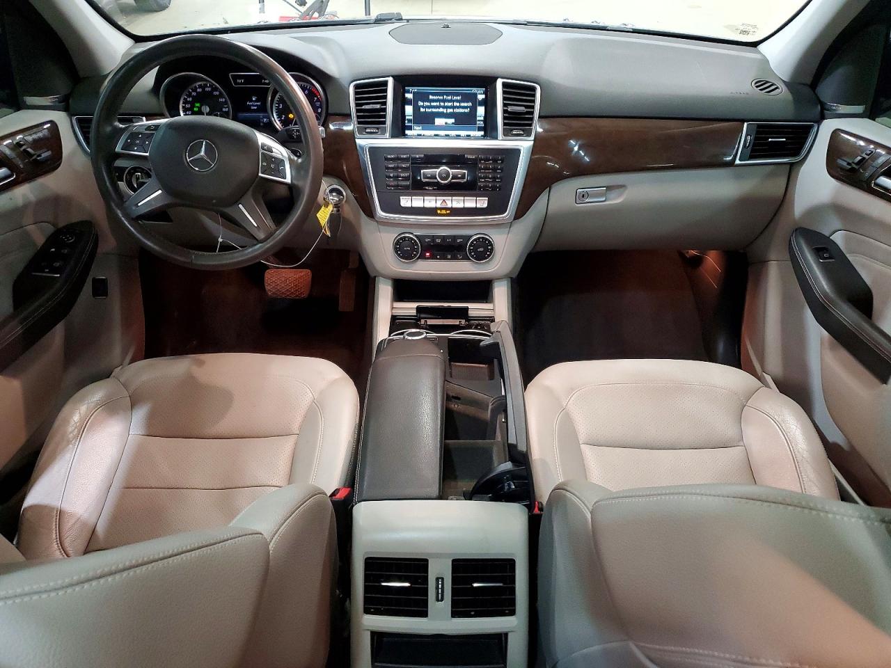 2015 Mercedes-benz Ml 350 4matic Gray vin: 4JGDA5HB4FA489390