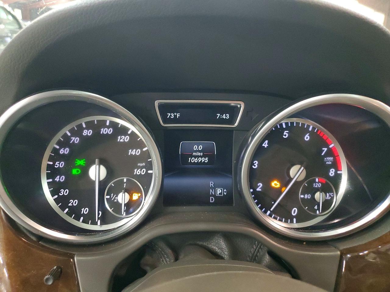 2015 Mercedes-benz Ml 350 4matic Gray vin: 4JGDA5HB4FA489390