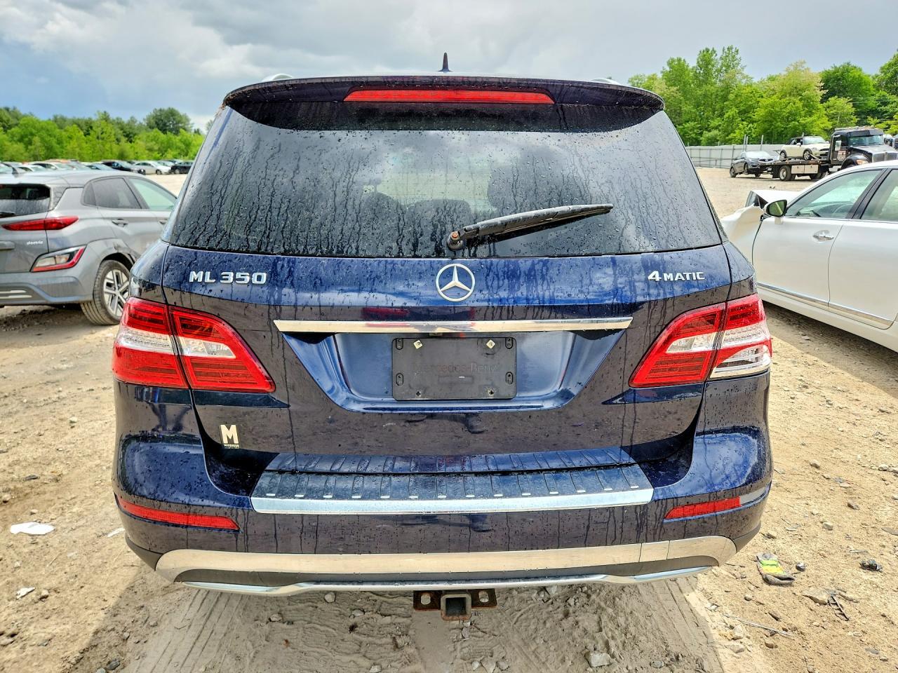 2015 Mercedes-benz Ml 350 4matic Blue vin: 4JGDA5HB4FA501019