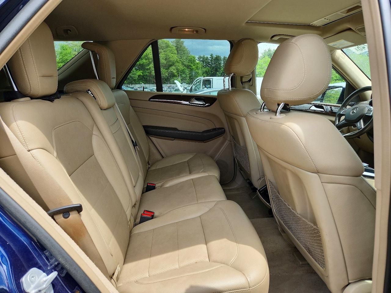 2015 Mercedes-benz Ml 350 4matic Blue vin: 4JGDA5HB4FA501019