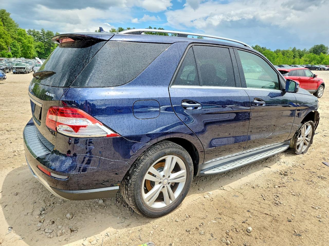 2015 Mercedes-benz Ml 350 4matic Blue vin: 4JGDA5HB4FA501019