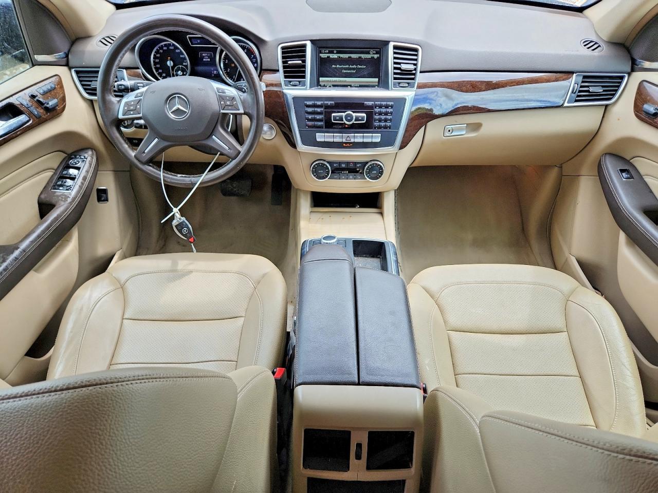 2015 Mercedes-benz Ml 350 4matic Blue vin: 4JGDA5HB4FA501019