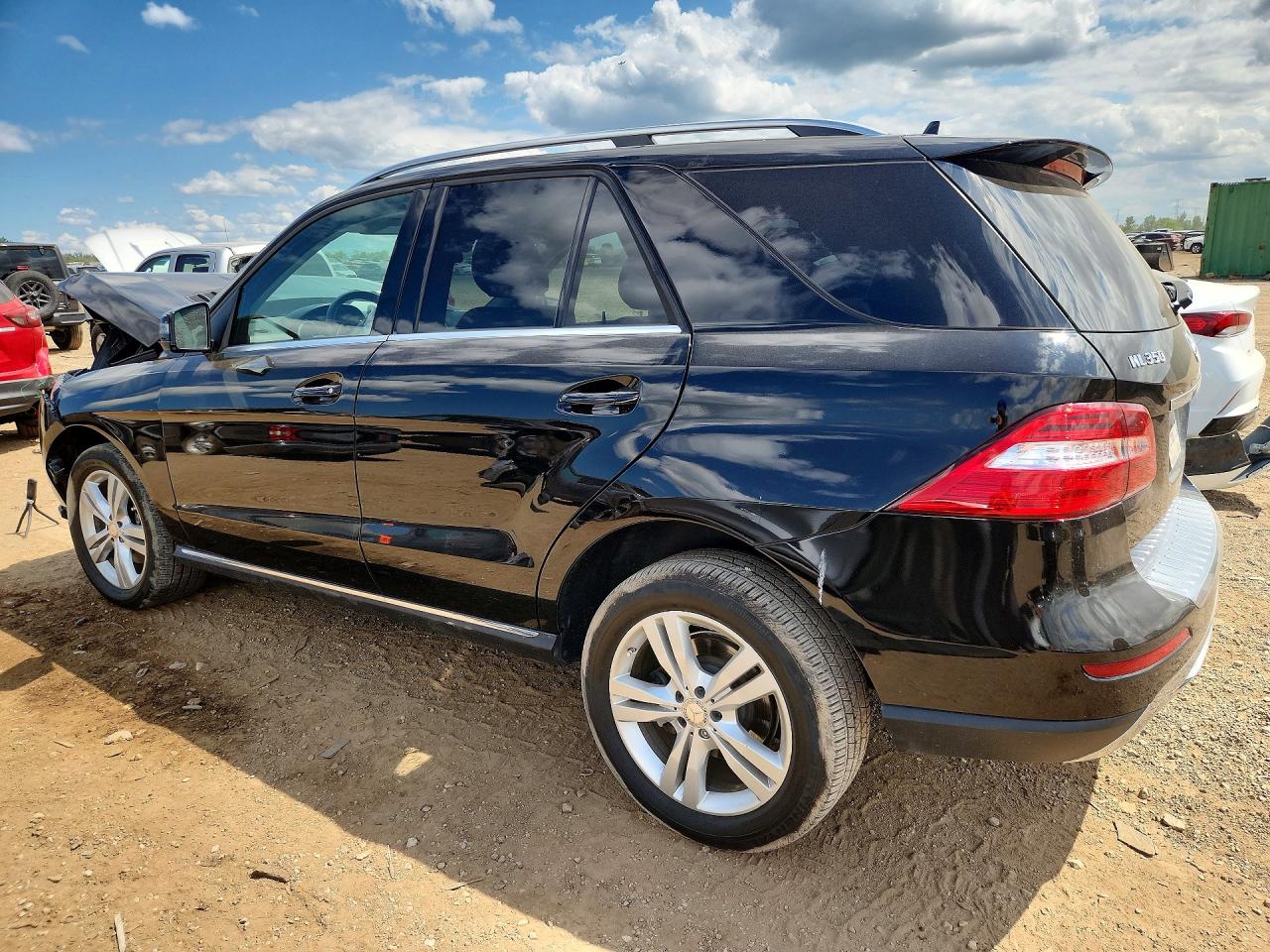 2015 Mercedes-benz Ml 350 4matic Black vin: 4JGDA5HB4FA528186