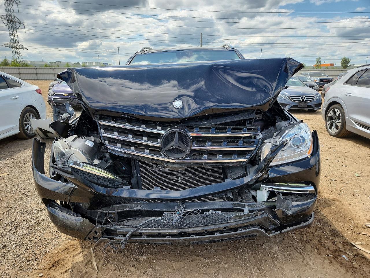 2015 Mercedes-benz Ml 350 4matic Black vin: 4JGDA5HB4FA528186