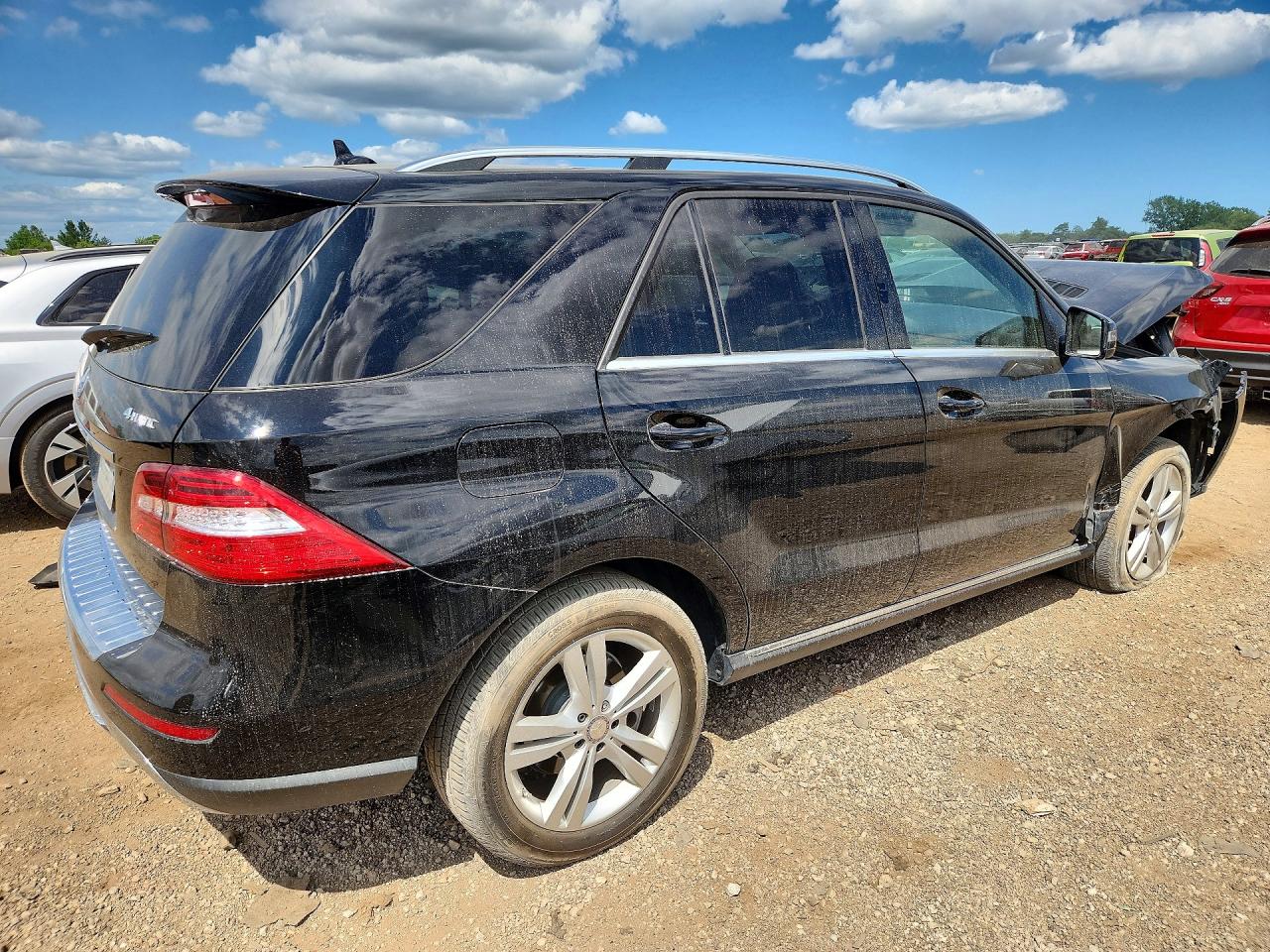 2015 Mercedes-benz Ml 350 4matic Black vin: 4JGDA5HB4FA528186