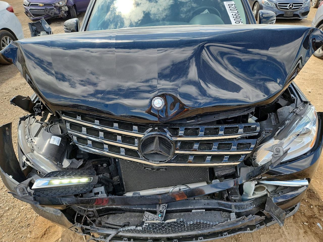 2015 Mercedes-benz Ml 350 4matic Black vin: 4JGDA5HB4FA528186