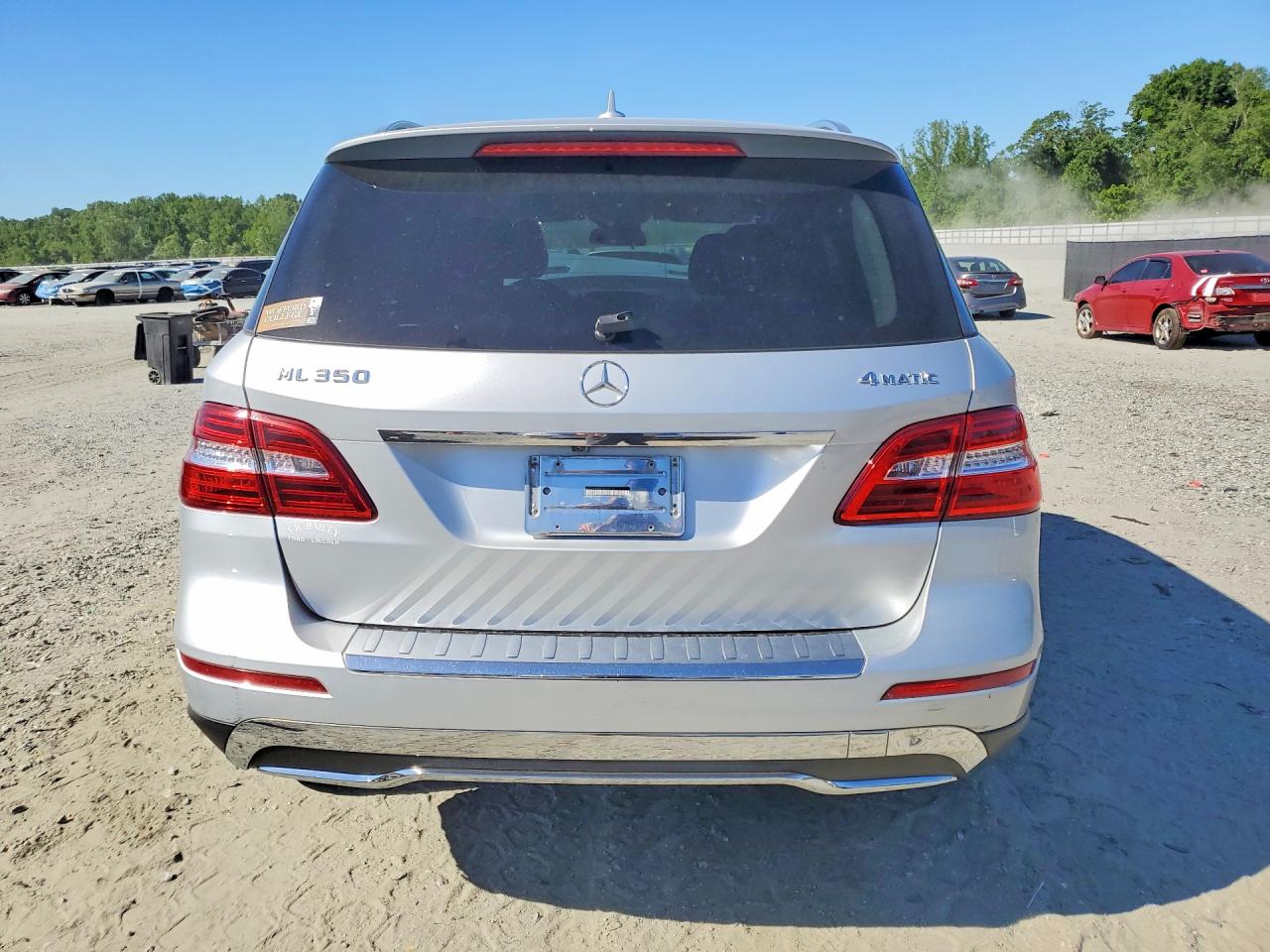 2015 Mercedes-benz Ml 350 4matic Серебряный vin: 4JGDA5HB4FA533114