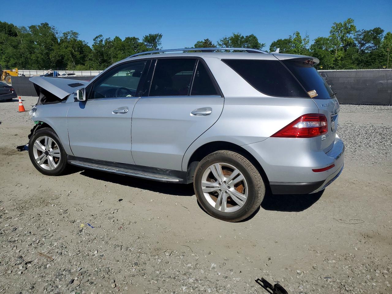 2015 Mercedes-benz Ml 350 4matic Серебряный vin: 4JGDA5HB4FA533114