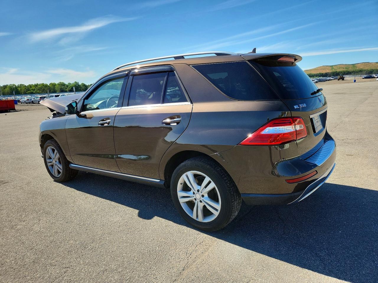 2015 Mercedes-benz Ml 350 4matic Коричневый vin: 4JGDA5HB4FA537860