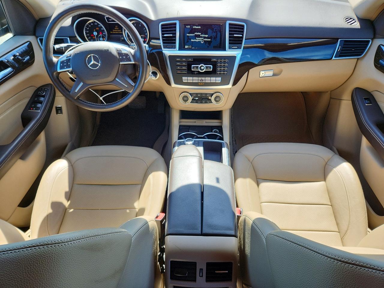 2015 Mercedes-benz Ml 350 4matic Коричневый vin: 4JGDA5HB4FA537860