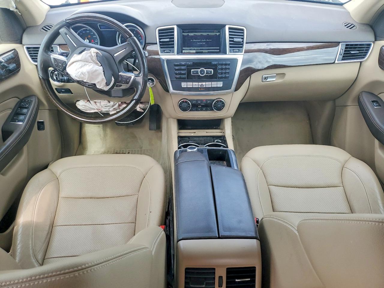 2015 Mercedes-benz Ml 350 4matic White vin: 4JGDA5HB4FA564833