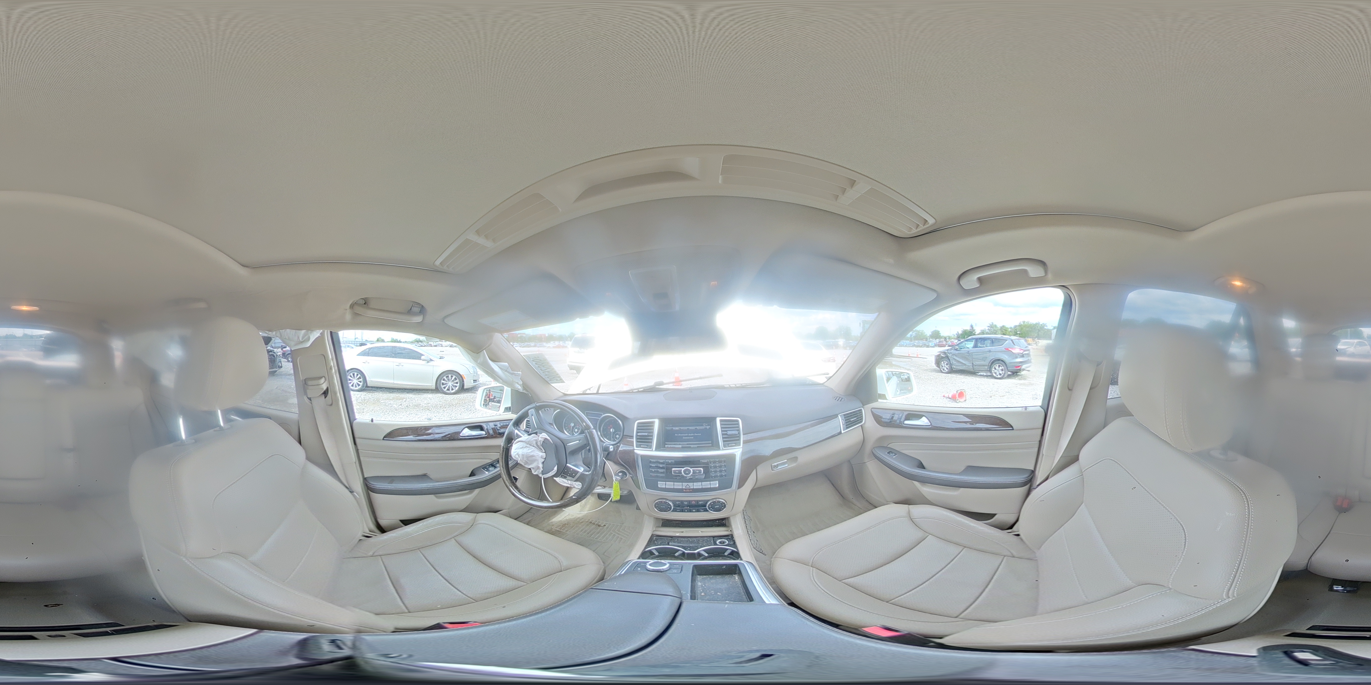 2015 Mercedes-benz Ml 350 4matic White vin: 4JGDA5HB4FA564833