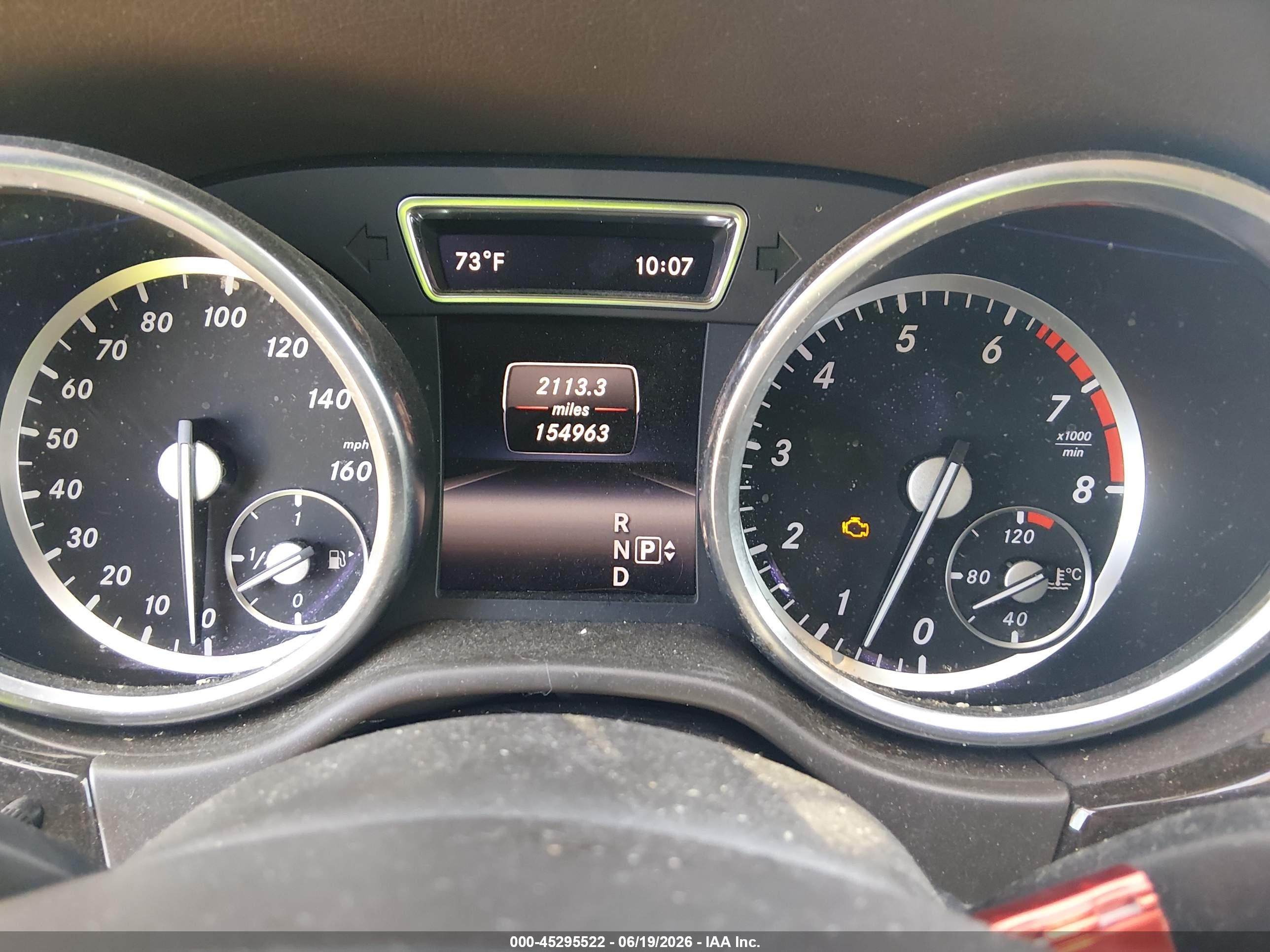2015 Mercedes-benz Ml 350 4matic Blue vin: 4JGDA5HB4FA583284