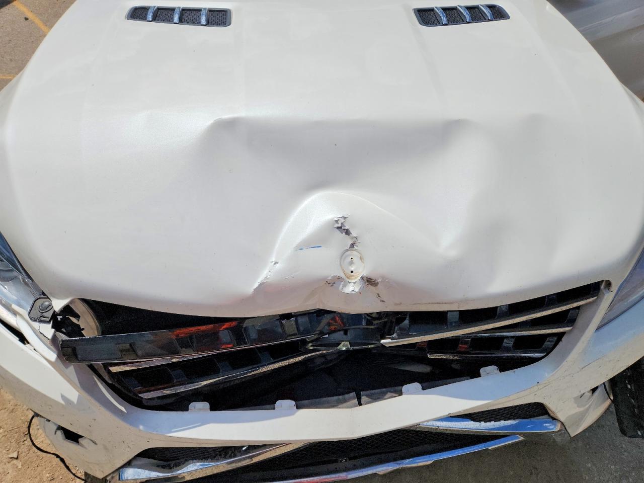 2015 Mercedes-benz Ml 350 4matic White vin: 4JGDA5HB4FA588291
