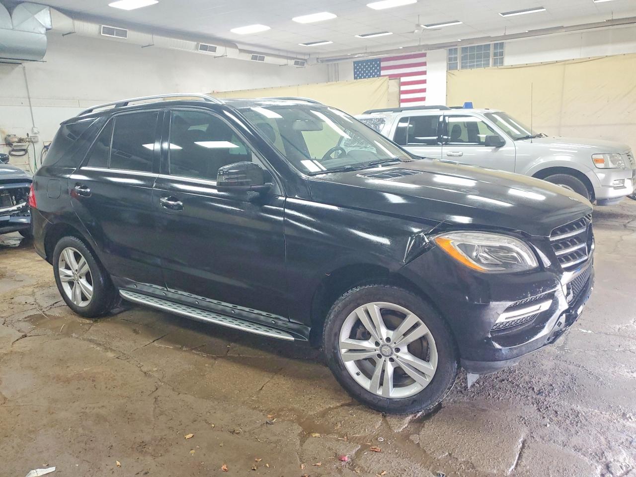 2015 Mercedes-benz Ml 350 4matic Черный vin: 4JGDA5HB4FA605395