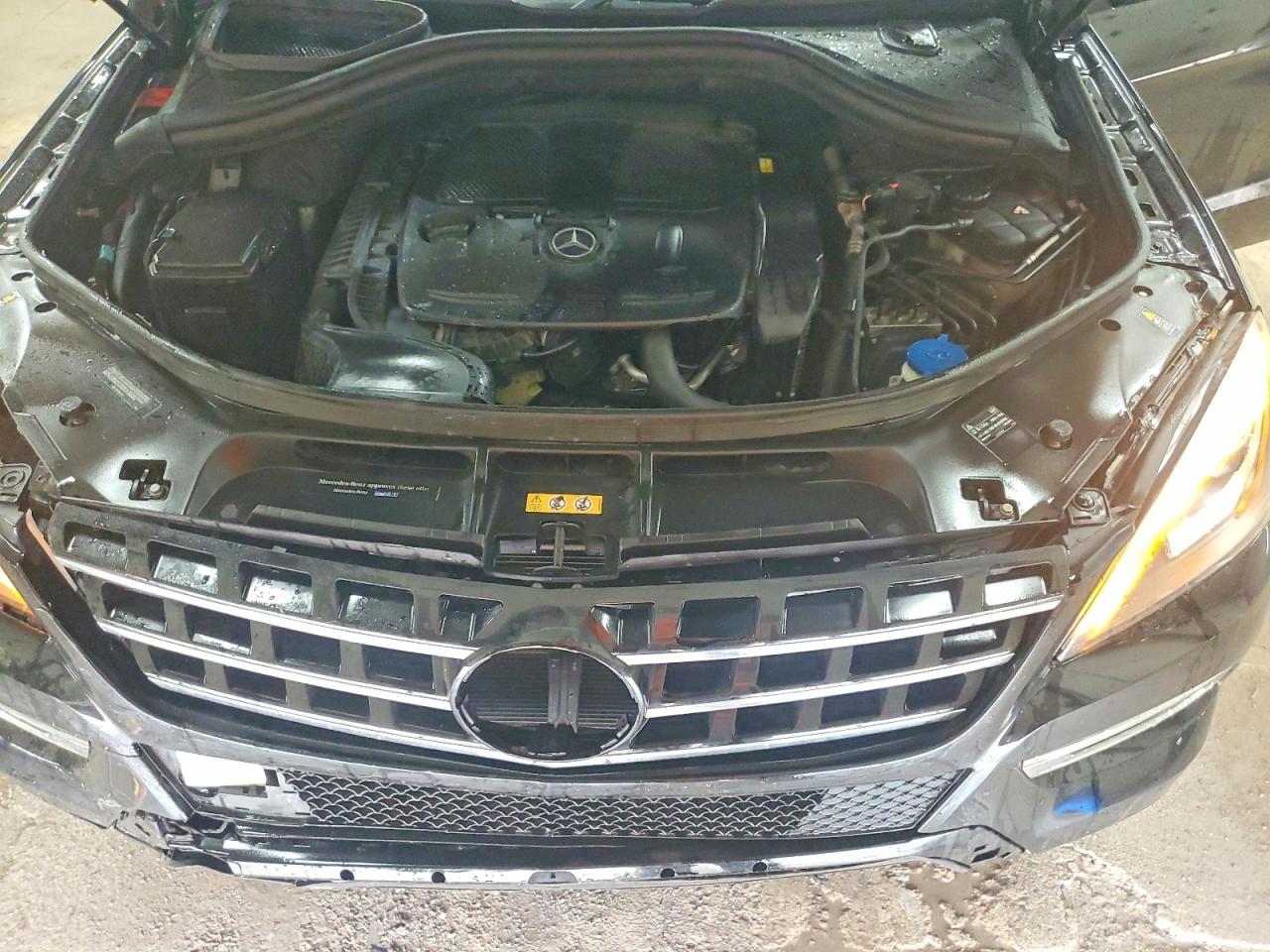 2015 Mercedes-benz Ml 350 4matic Черный vin: 4JGDA5HB4FA605395