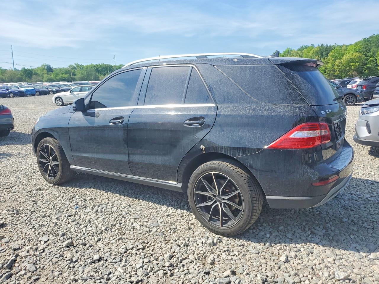 2015 Mercedes-benz Ml 350 4matic Черный vin: 4JGDA5HB4FA608653
