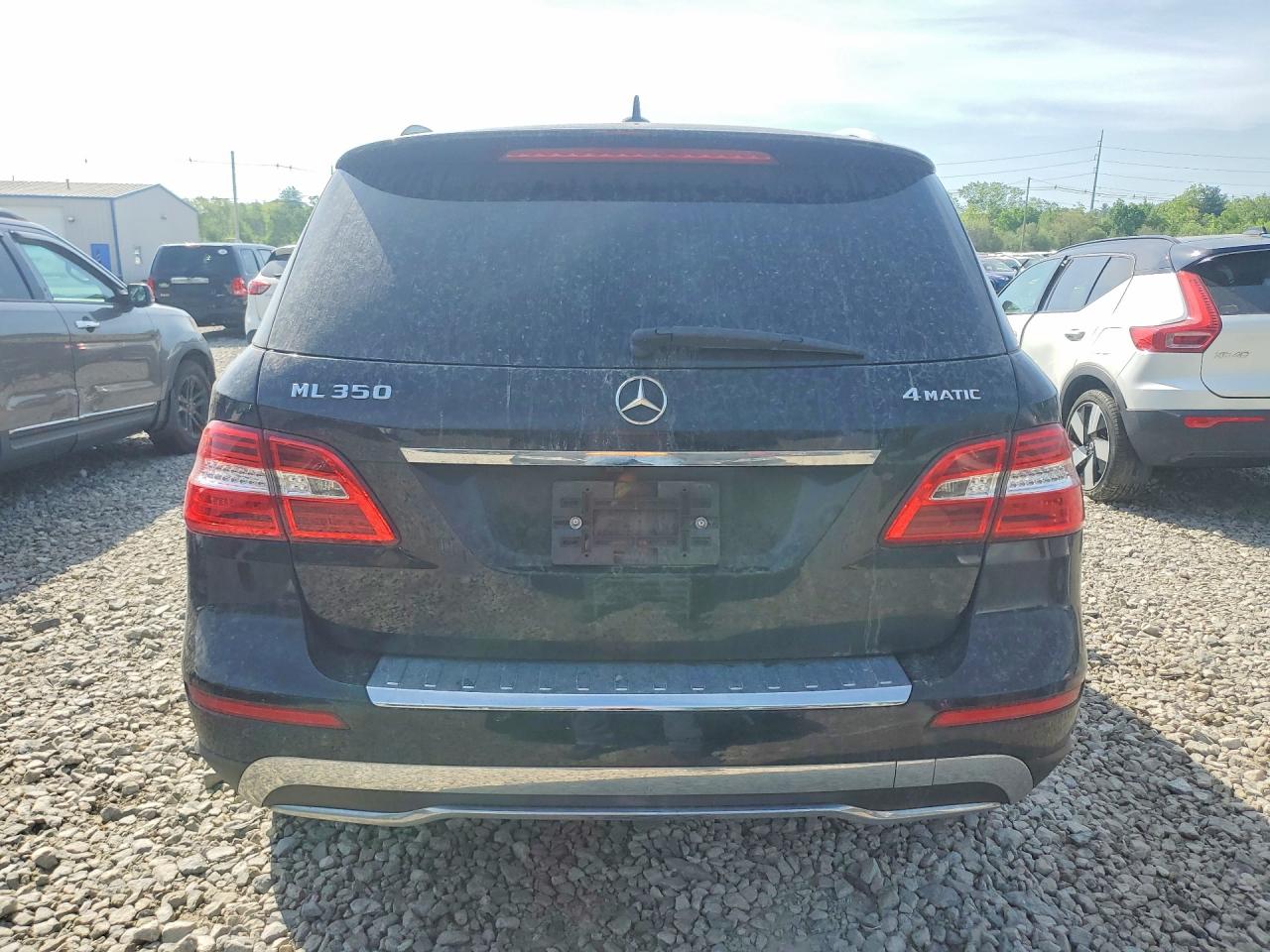 2015 Mercedes-benz Ml 350 4matic Черный vin: 4JGDA5HB4FA608653