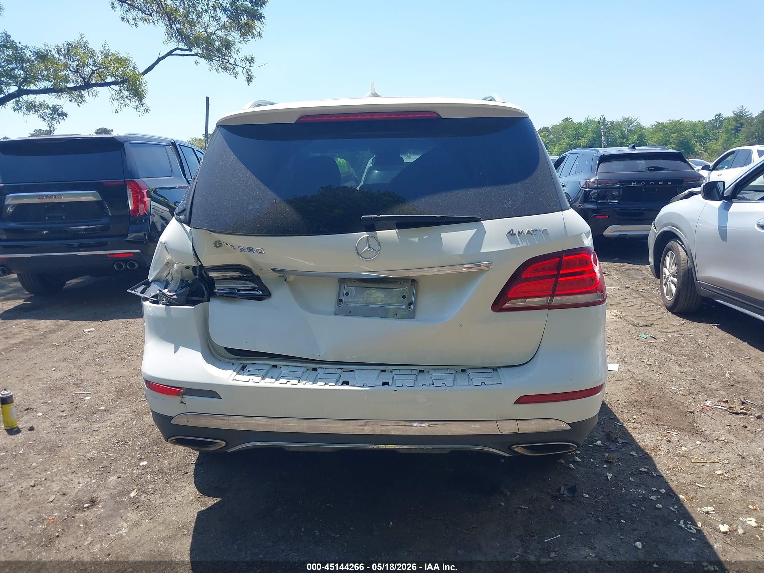 2016 Mercedes-benz Gle 350 4matic White vin: 4JGDA5HB4GA700010