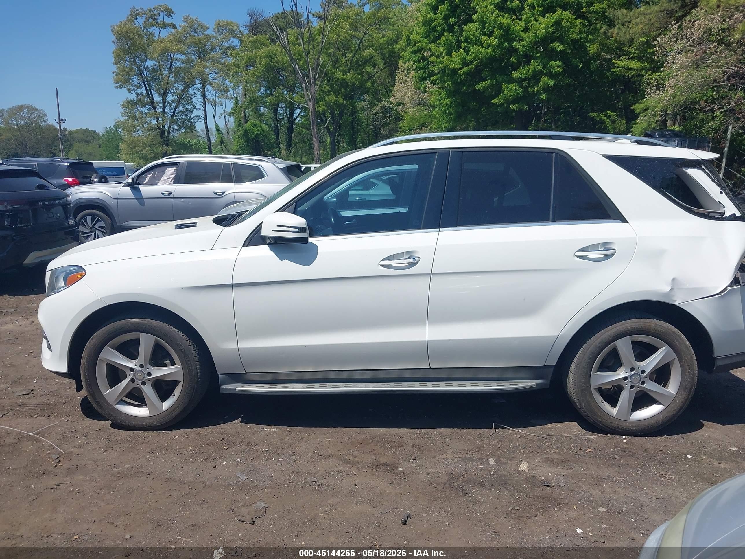 2016 Mercedes-benz Gle 350 4matic White vin: 4JGDA5HB4GA700010