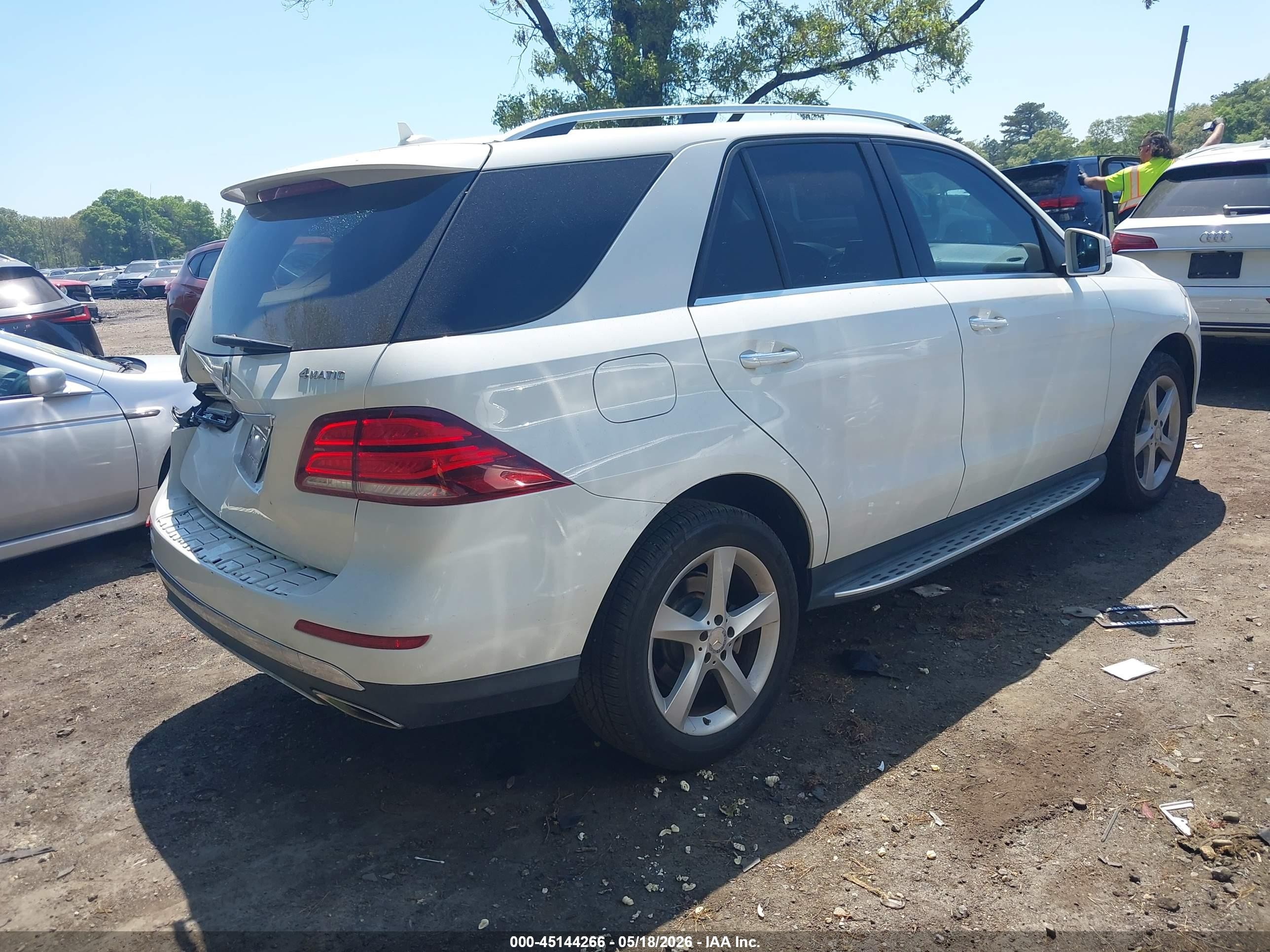 2016 Mercedes-benz Gle 350 4matic White vin: 4JGDA5HB4GA700010