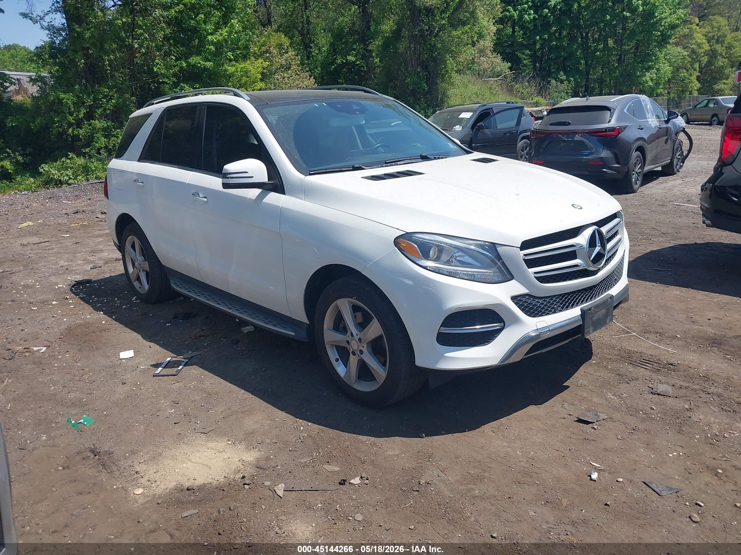 2016 Mercedes-benz Gle 350 4matic Белый vin: 4JGDA5HB4GA700010