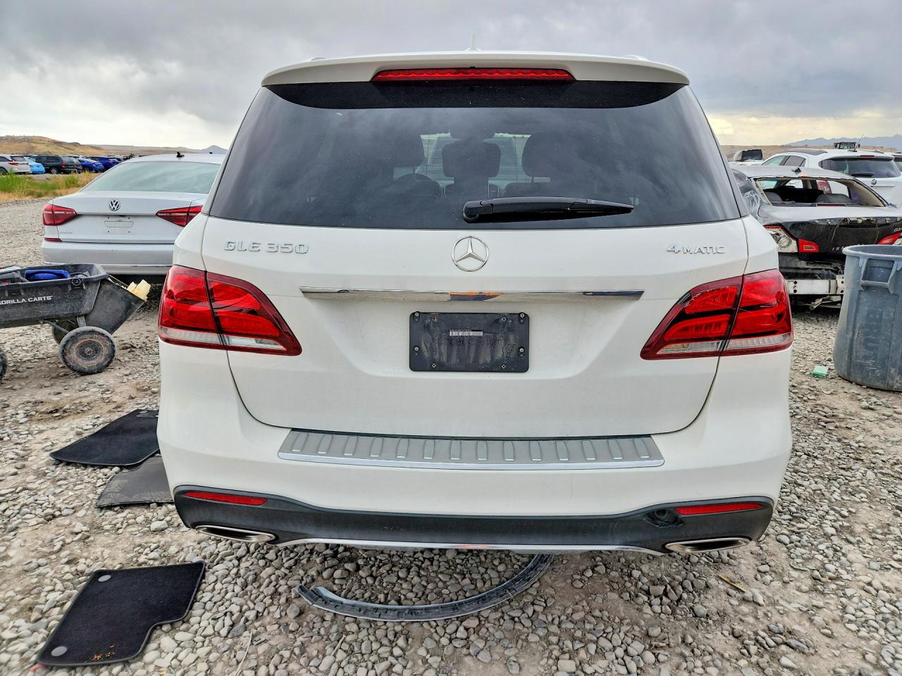 2016 Mercedes-benz Gle 350 4matic Белый vin: 4JGDA5HB4GA708866