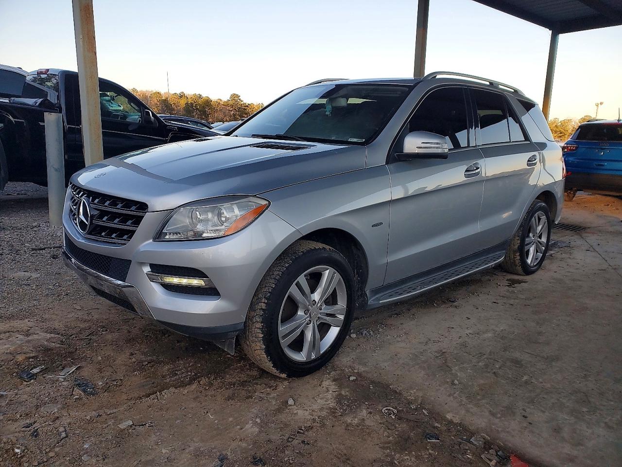 2012 Mercedes-benz Ml 350 4matic Silver vin: 4JGDA5HB5CA003424