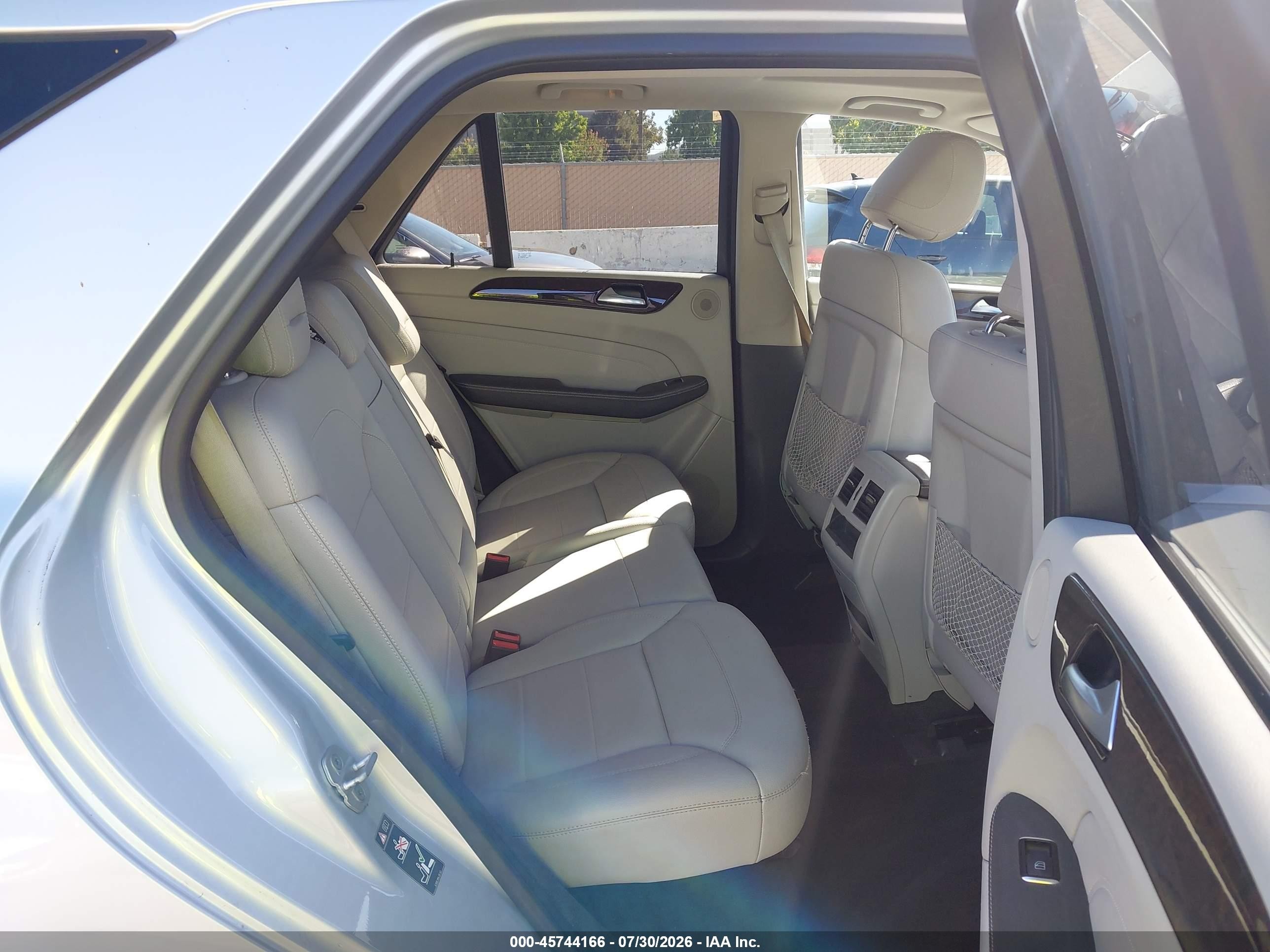 2012 Mercedes-benz Ml 350 4matic Silver vin: 4JGDA5HB5CA013371