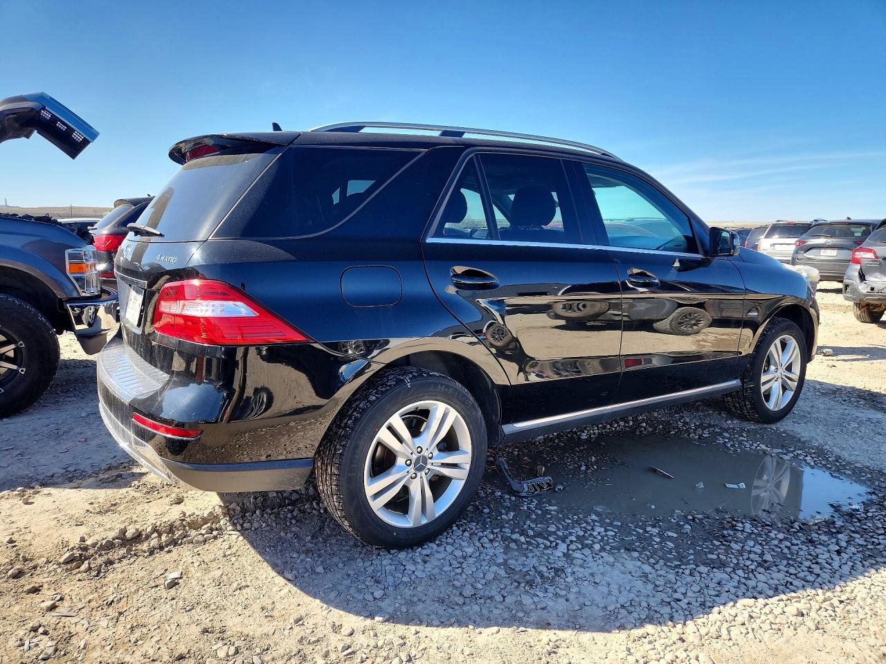 2012 Mercedes-benz Ml 350 4matic Black vin: 4JGDA5HB5CA020885