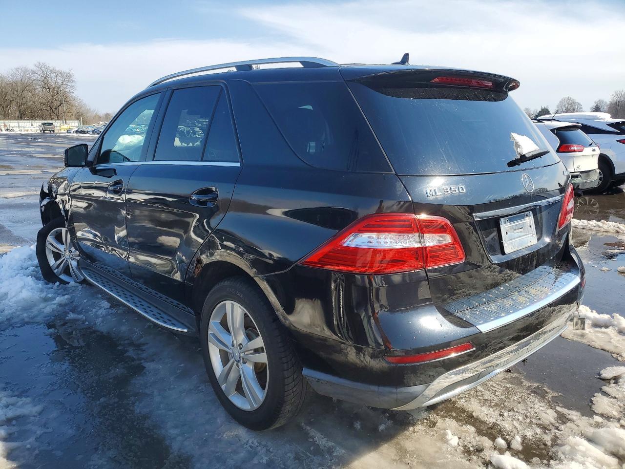 2012 Mercedes Benz Ml 350 4matic Black vin: 4JGDA5HB5CA022202