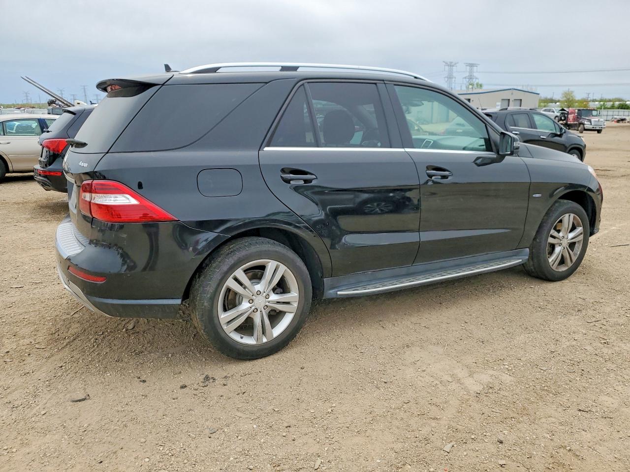 2012 Mercedes-benz Ml 350 4matic Black vin: 4JGDA5HB5CA022605