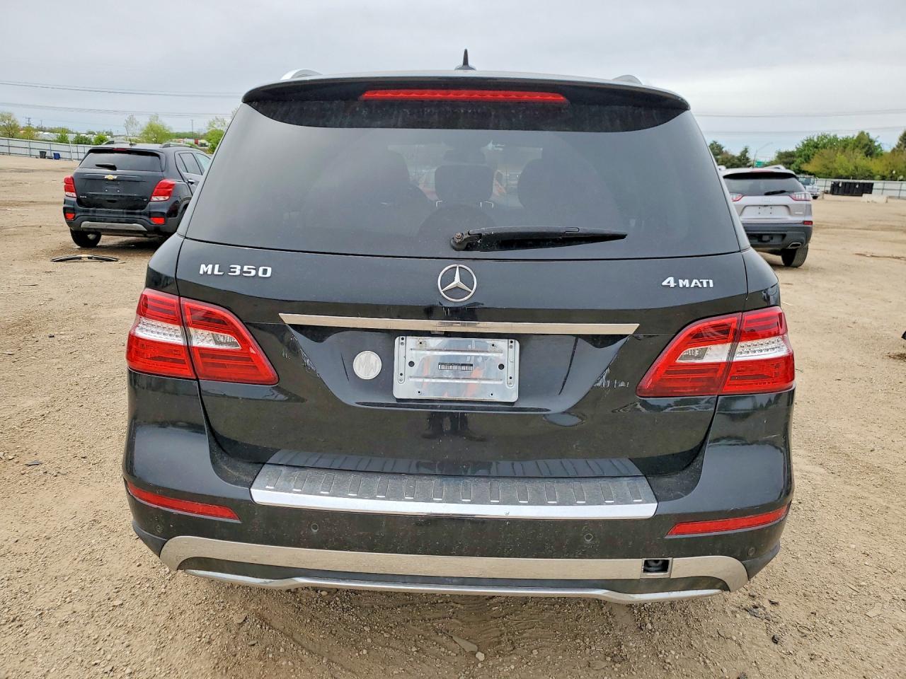 2012 Mercedes-benz Ml 350 4matic Black vin: 4JGDA5HB5CA022605