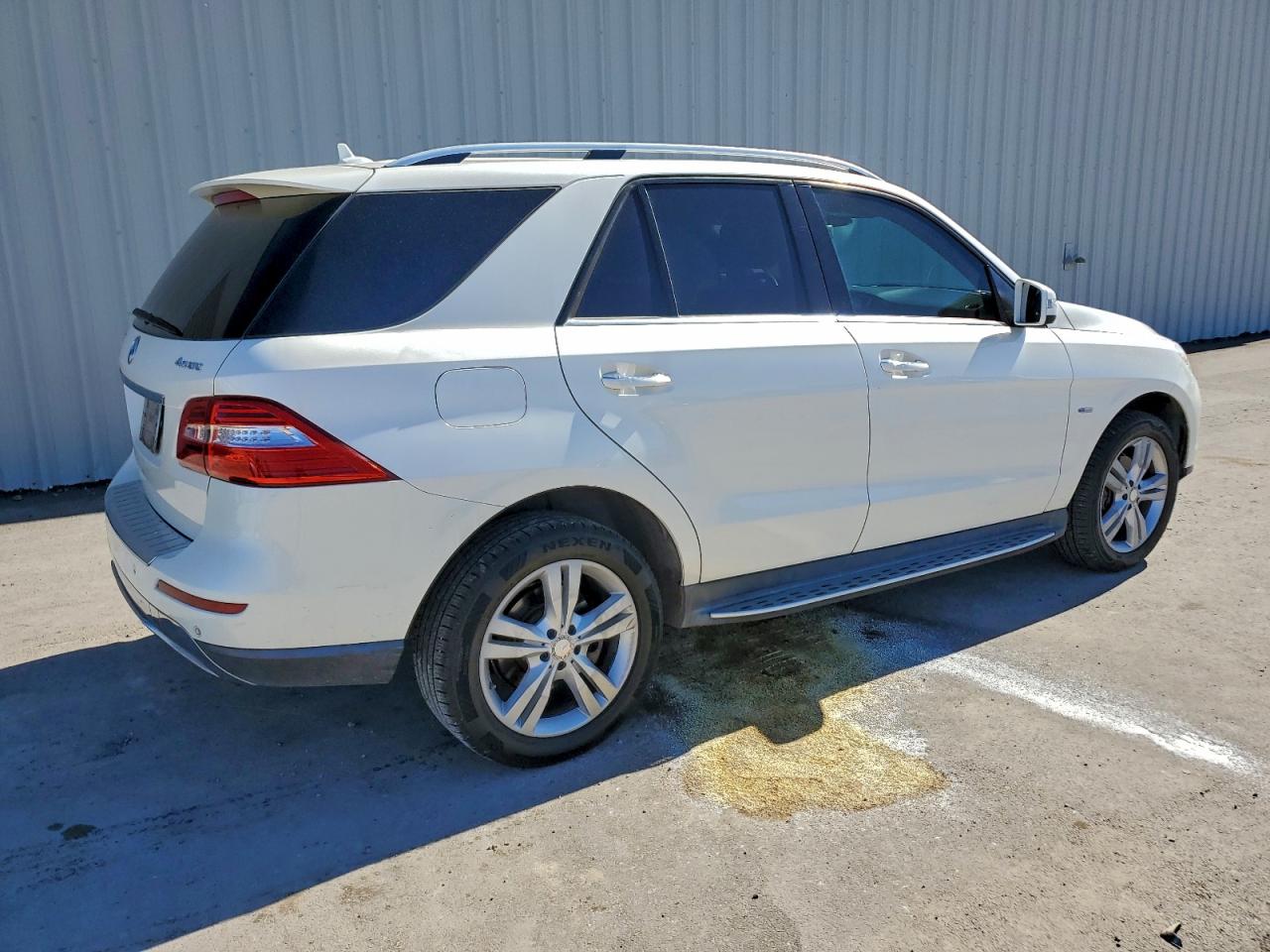 2012 Mercedes-benz Ml 350 4matic White vin: 4JGDA5HB5CA032079
