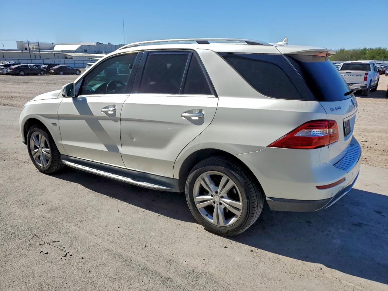 2012 Mercedes-benz Ml 350 4matic White vin: 4JGDA5HB5CA032079